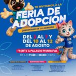 INVITA MUNICIPIO A PARTICIPAR EN LA FERIA DE ADOPCIÓN DE MASCOTAS EN EL QUINCENARIO DE LA ASUNCIÓN 2026